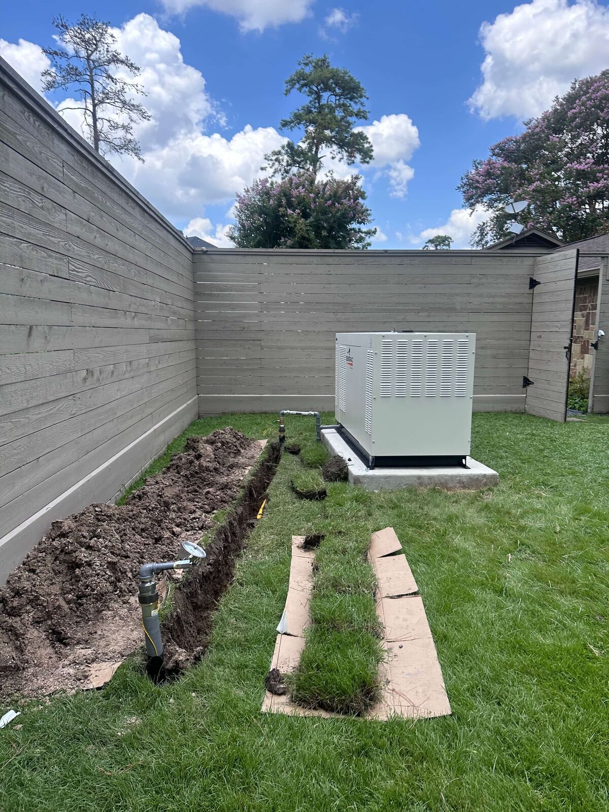 Gas Line Installation — example installation by Elevated Water Solutions
